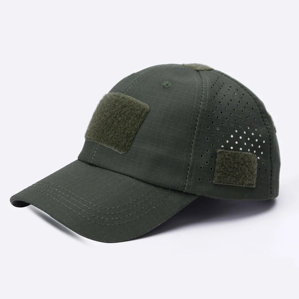 Camo Fishing Cap — Breathable Material with UV Protection