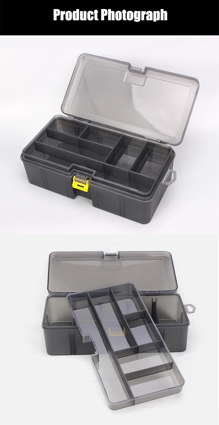 StackBox — Cutie Tackle cu Două Niveluri Detașabile