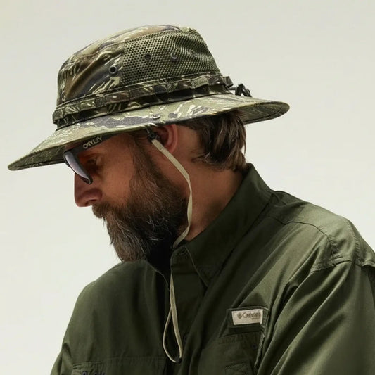 Camo Boonie Hat — $360^{\circ}$ Sun ProtectionDescription