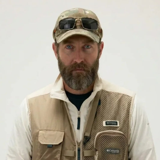 Camo Fishing Cap — Breathable Material with UV Protection