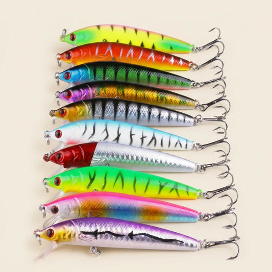 MinnowX — Floating Hard Bait Lure Set, 5/10 pcs