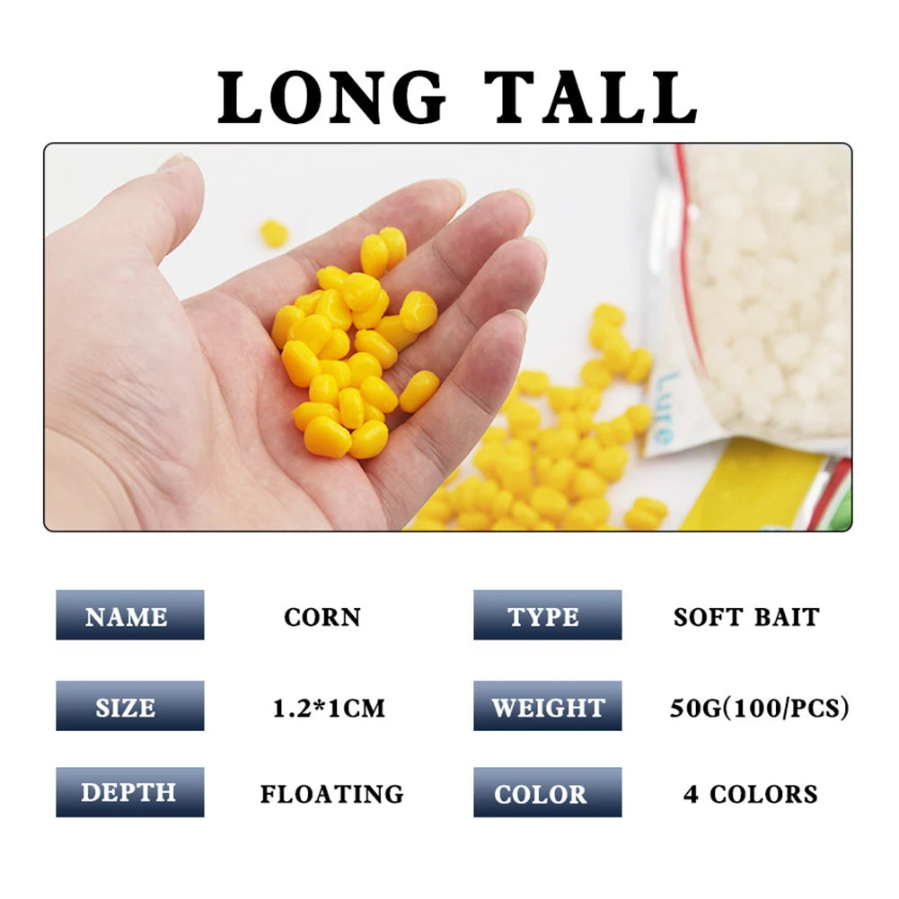 CarpCorn — Porumb Artificial cu Miros Activ, 100 buc