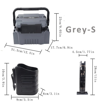 Large Fishing Box Organizer Multi-function Lure Live Fish Bucket Thickening Storage Box Fishing Accessories Tackle Box Pesca