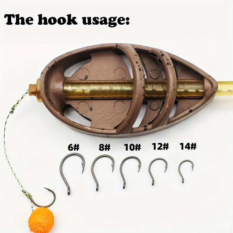SteelHook Pro — Cârlige Crap din Oțel, Anti-Coroziune, 50 buc