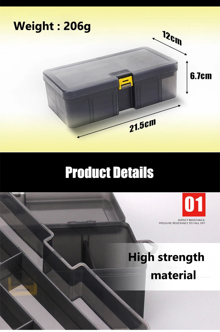 StackBox — Cutie Tackle cu Două Niveluri Detașabile