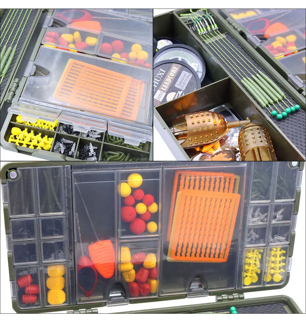CarpBox Pro — Organizator Complet pentru Accesorii Crap