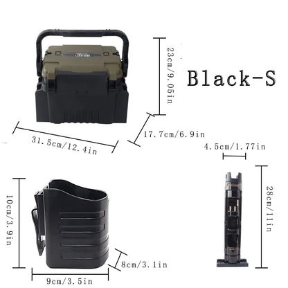 Large Fishing Box Organizer Multi-function Lure Live Fish Bucket Thickening Storage Box Fishing Accessories Tackle Box Pesca