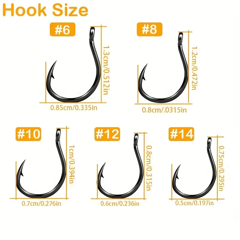SteelHook Pro — Cârlige Crap din Oțel, Anti-Coroziune, 50 buc