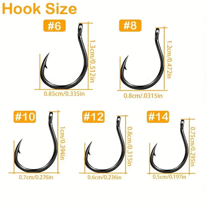 SteelHook Pro — Cârlige Crap din Oțel, Anti-Coroziune, 50 buc