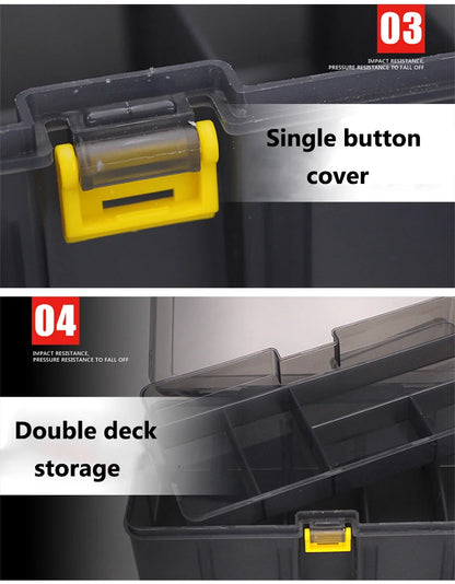 StackBox — Cutie Tackle cu Două Niveluri Detașabile