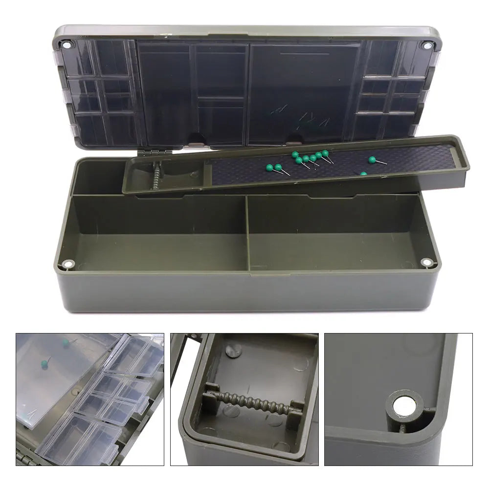CarpBox Pro — Organizator Complet pentru Accesorii Crap