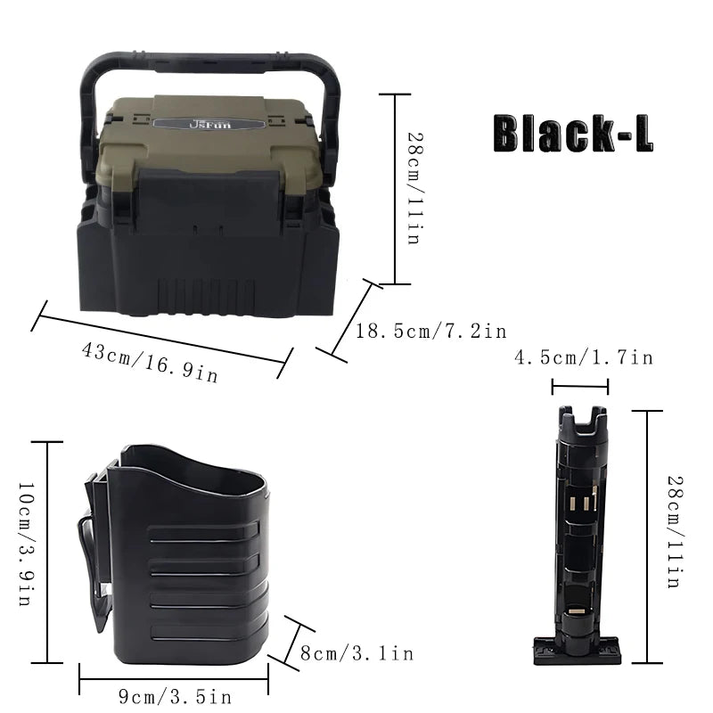 Large Fishing Box Organizer Multi-function Lure Live Fish Bucket Thickening Storage Box Fishing Accessories Tackle Box Pesca