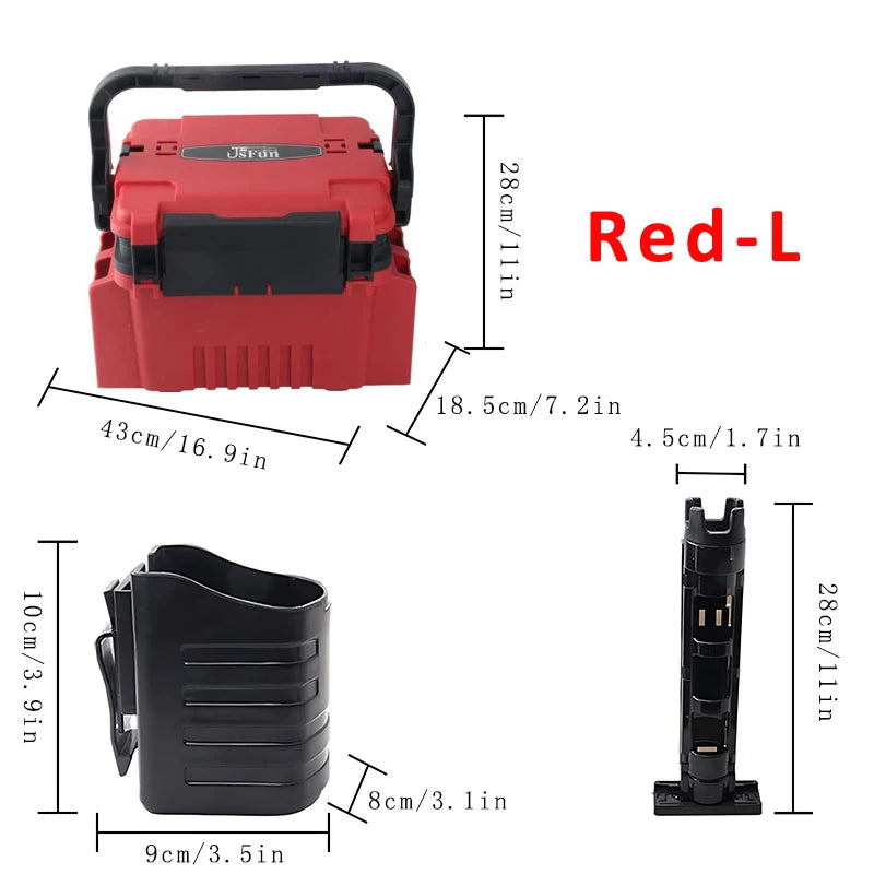 Large Fishing Box Organizer Multi-function Lure Live Fish Bucket Thickening Storage Box Fishing Accessories Tackle Box Pesca